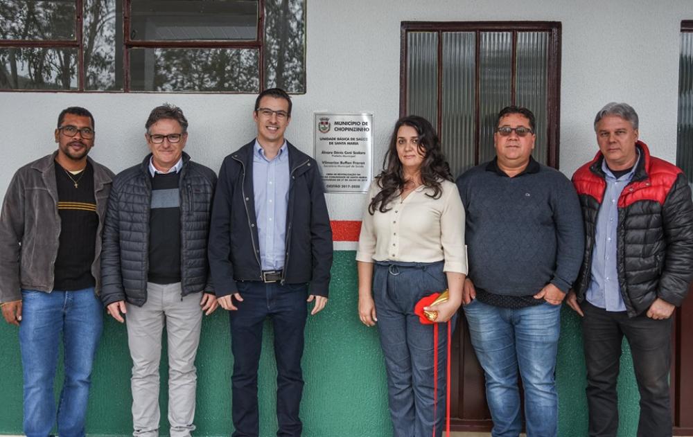 Prefeitura reinaugura UBS em Santa Maria e na Comunidade de Mato Branco